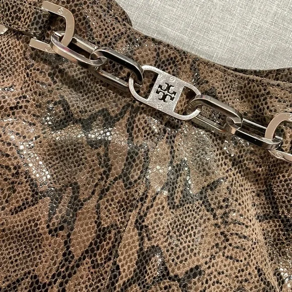 Tory Burch Natalya Python hobo - Picture 3 of 17